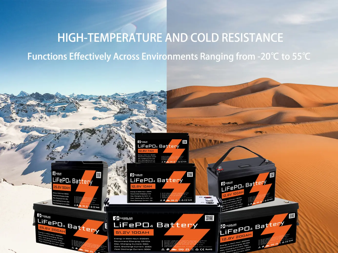 FOYASOLAR LiFePO4 12muf