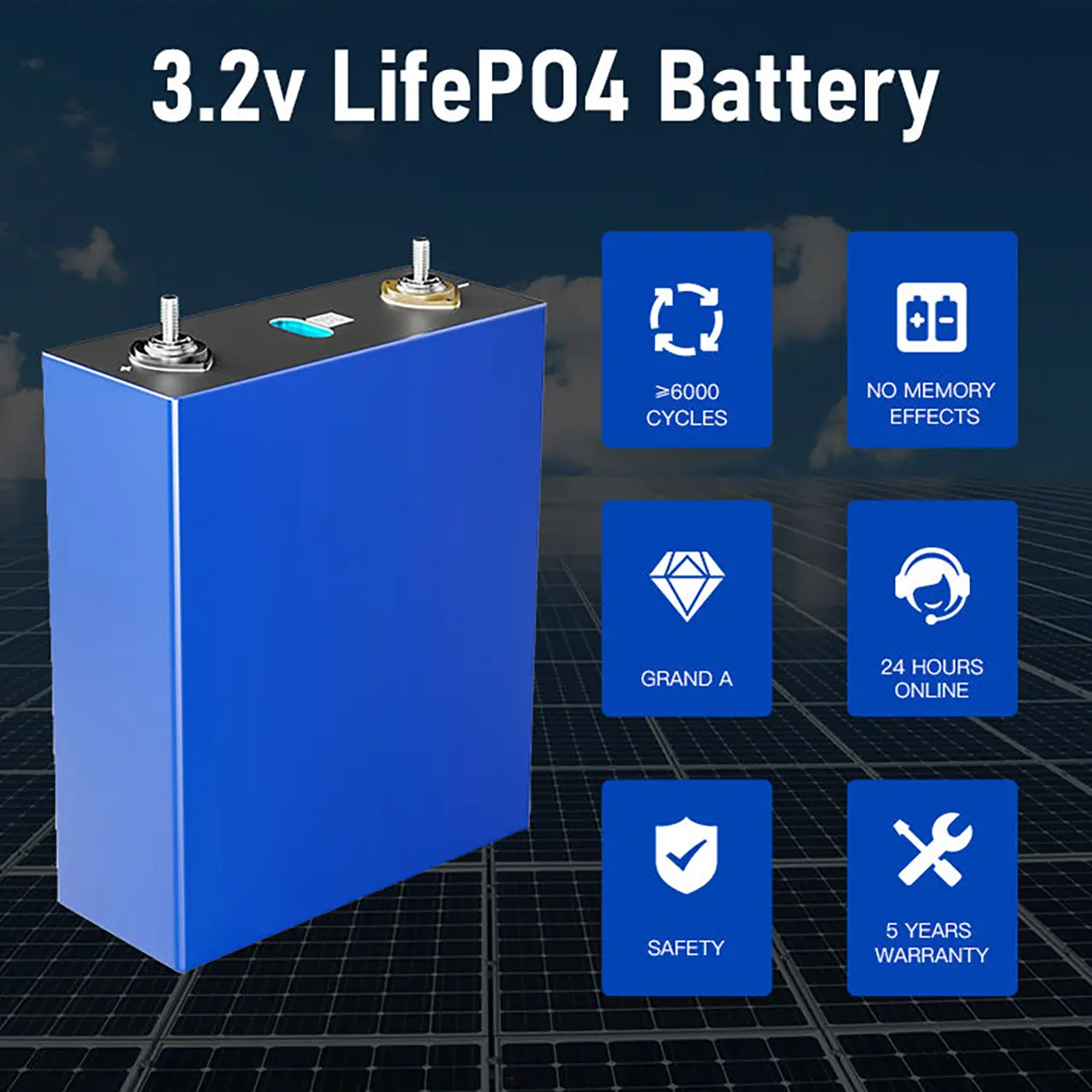 FOYASOLAR LiFePO4 3o2e