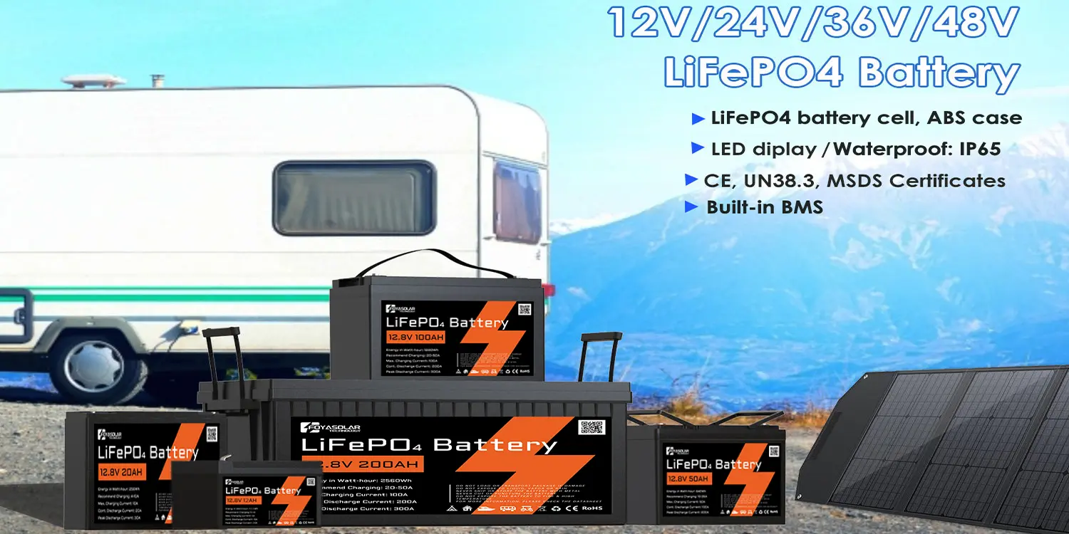 FOYASOLAR launches advanced battery range for outdoor, residential and solar applications