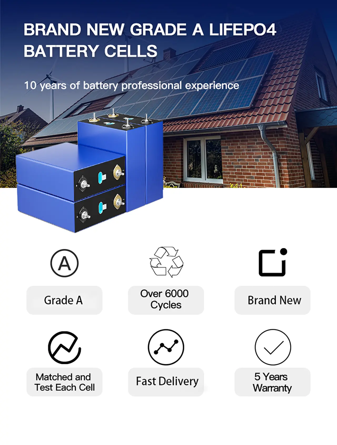 FOYASOLAR LiFePO4 3mqq